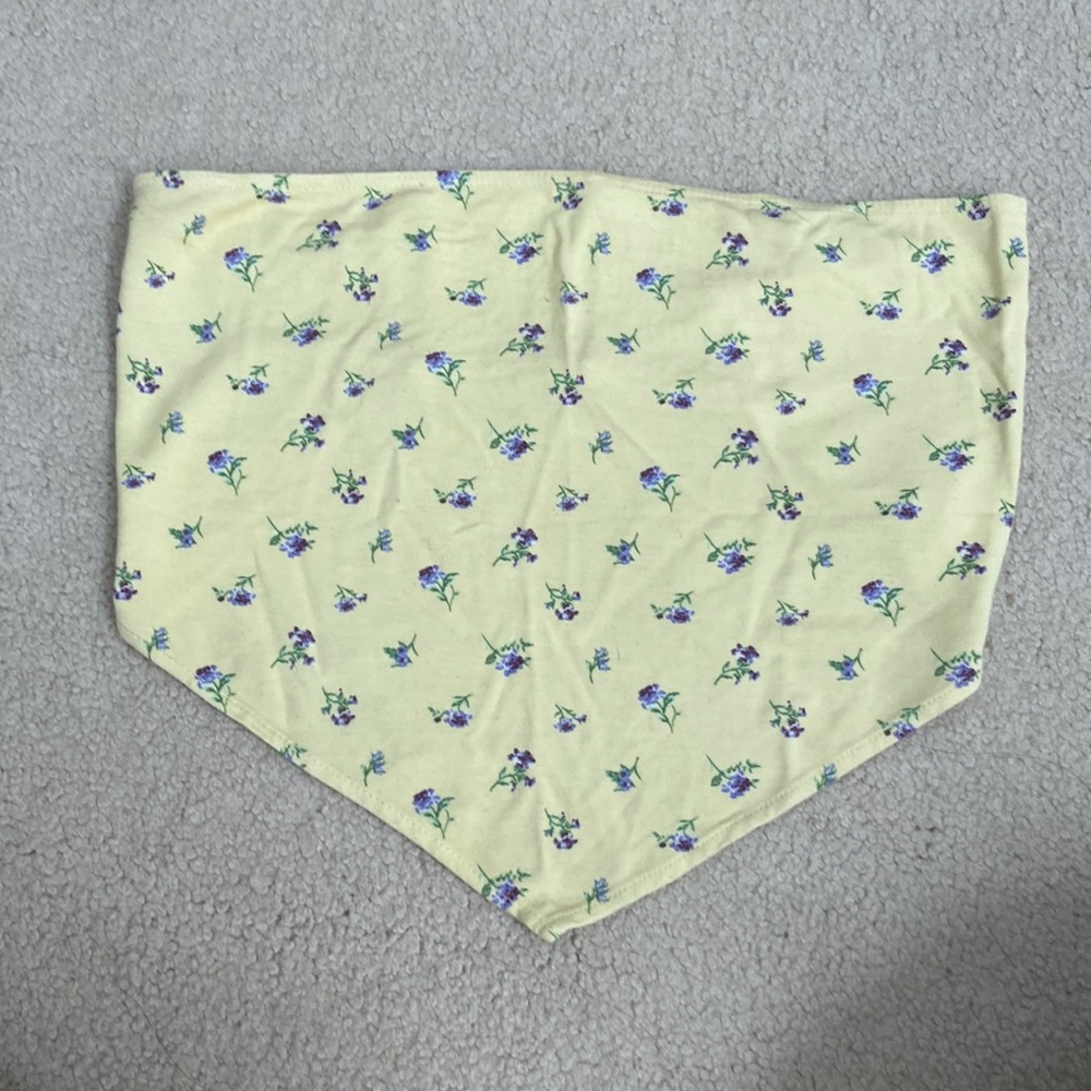 Strapless Bando top floral